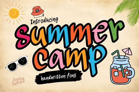 Summer Camp Font By Katatype · Creative Fabrica