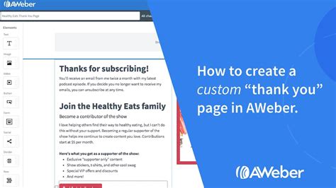 How To Create A Custom “thank You” Page Youtube