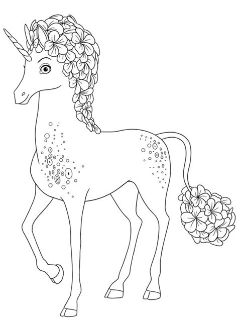 Download and print free among us unicorn coloring pages. Kids-n-fun.com | Coloring page Mia and Me Unicorn