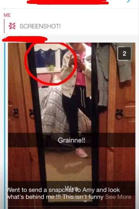 Irish Teen Captures Ghostly Image In Snapchat Message Her Ie