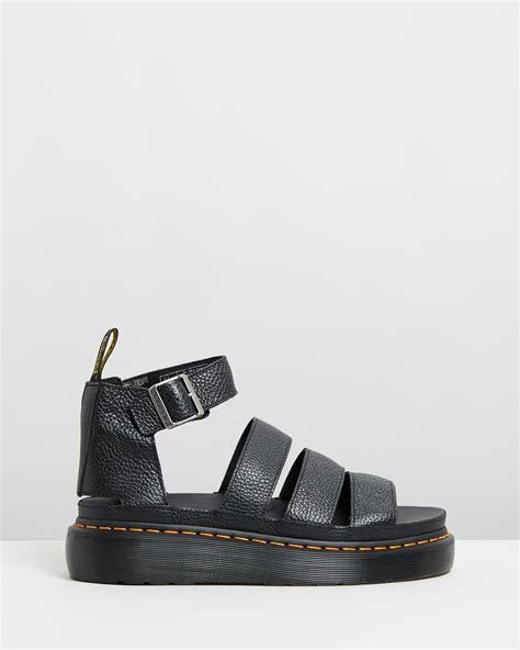 Dr Martens Womens Clarissa Ii Quad Leather Platform Sandals Airrobe