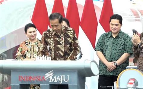 Kcjb Resmi Beroperasi Jokowi Ini Menandai Modernisasi Transportasi