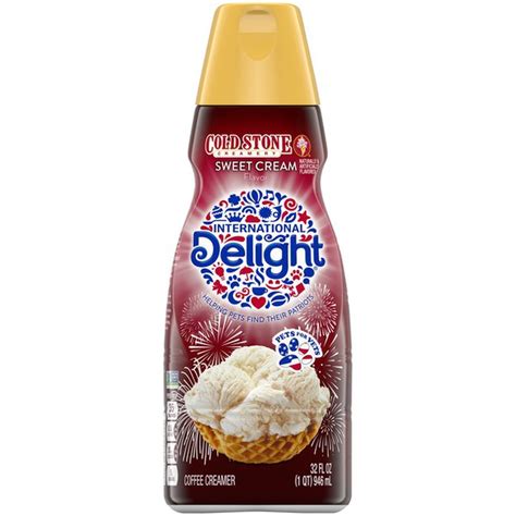 While many coffee lovers prefer pure black coffee, there are just as many who can't live without their favorite creamer. International Delight Cold Stone Creamery Sweet Cream ...