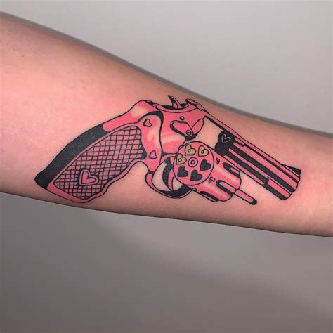 Girly Gun Tattoos