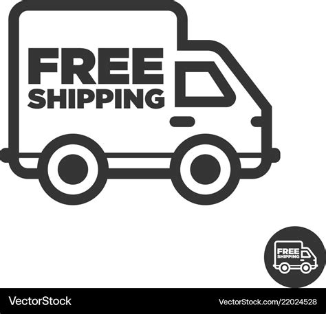 Free Fast Delivery Shipping Truck Icon Royalty Free Vector
