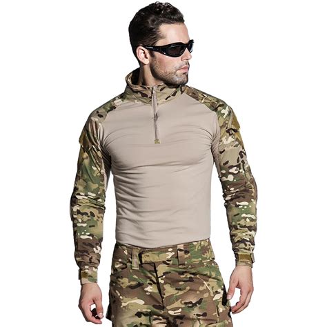 When are military people allowed to wear uniforms outside of the military? Tactical Military Combat Uniform Shirt Pants G3 Airsoft ...