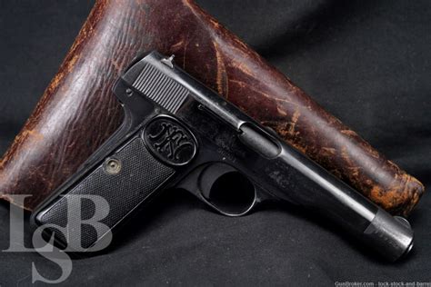 Wwii Nsdap Fn Model 1922 Waa103 765mm Semi Automatic Pistol Mfd 1941