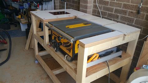 Diy Workbench With Table Saw And Router Plans Anse1966