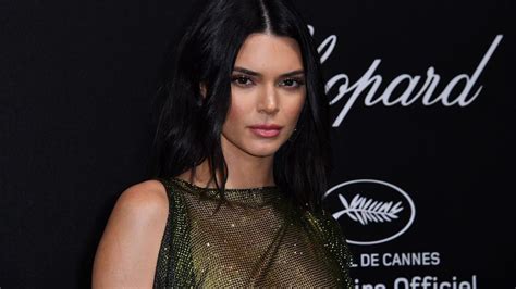 Kendall Jenner Wore A Green See Through Dress In Cannes Teen Vogue