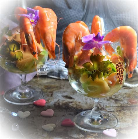 Salade de crevettes sauce cocktail