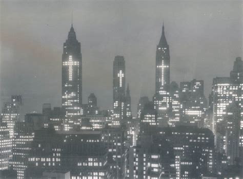 How They Lit New York For Easter 1956