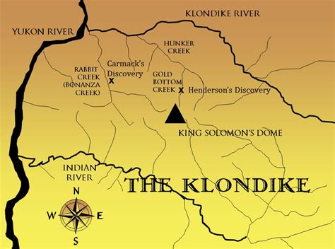 Klondike Gold Rush Route Map