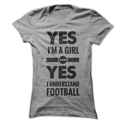 A Girl That Understands Football T Shirt Bellechic