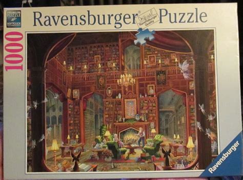 Ravensburger Sanctuary Of Knowledge Randal Spangler Jigsaw Puzzle 1000