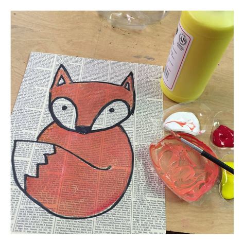 Easy Fox Painting · Art Projects For Kids