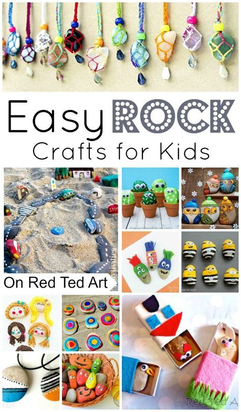 Easy Rock Crafts For Kids Rock Crafts Easy Arts Crafts