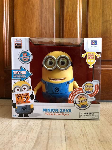 Despicable Me 2 Minion Dave Talking Action Figure Hobbies And Toys Toys