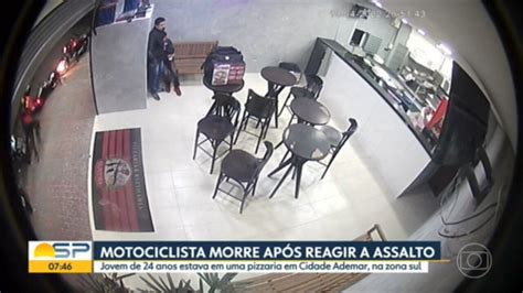 Vídeo Motociclista morre após reagir a assalto na capital Bom dia SP