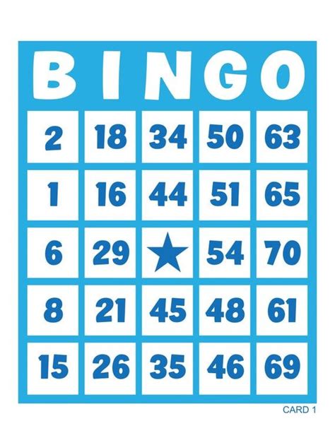 Pin On Bingo Cards To Print