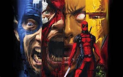 Iron Spider Deadpool Captain America Wallpapers Hulk