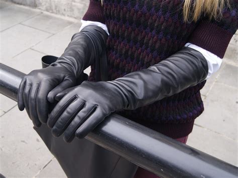 Dsc06693 Leather Gloves Women Black Leather Gloves Stylish Gloves