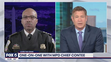 Dc Police Chief Contee Talks Curbing Holiday Crime Fox 5 Dc Youtube