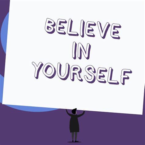 Writing Note Showing Believe In Yourself Business Photo Showcasing