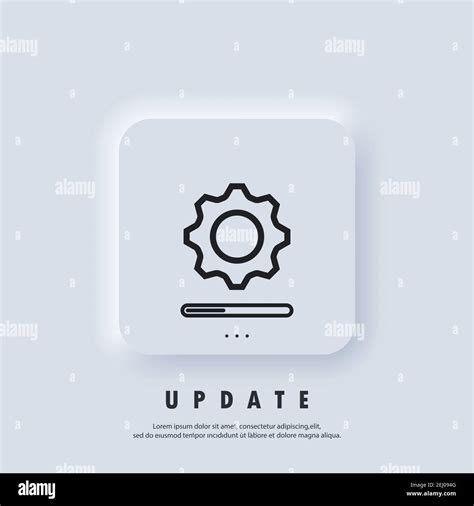 Update System Icon Concept Of Upgrade Application Progress Icon