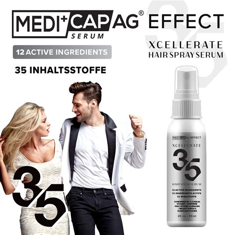 'it acts as a protectant, so when you are running your hands through your hair they glide more, and works well if you're using a hot tool. Medicap Effect 35 Haar Spray-Serum für 1 Monat | TVShop ...