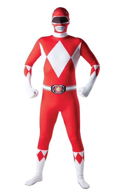 Adult Mighty Morphin Red Power Rangers 2nd Skin Bodysuit