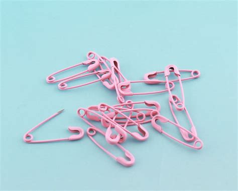 Pink Safety Pins 100 300pcs 184mm Mini Brooch Safety Pins Etsy
