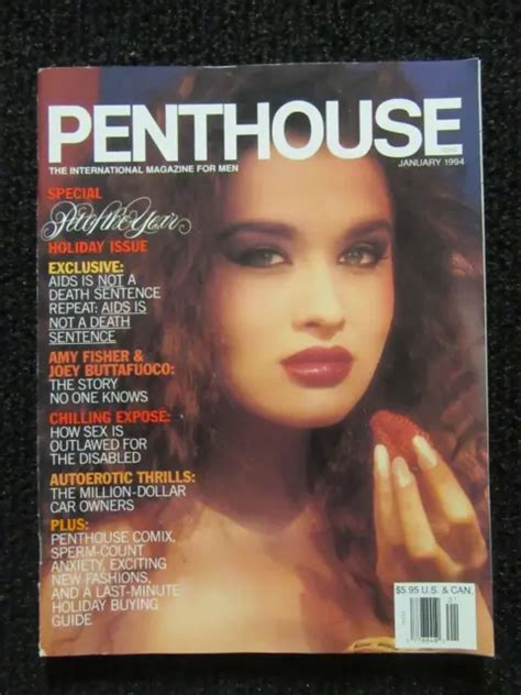 Vintage Penthouse Magazine Jan 1994 High Grade Very Nice Book See
