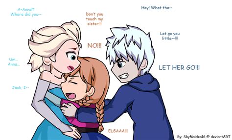 Let Her Go Jack Frost X Elsa By Skymaiden16 On Deviantart