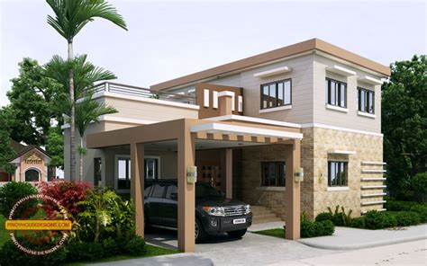 Ronaldo Simple 2 Storey Cool House Plan Pinoy House