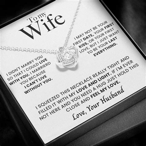 White Gold Necklace To My Amazing Wife Beyond Love