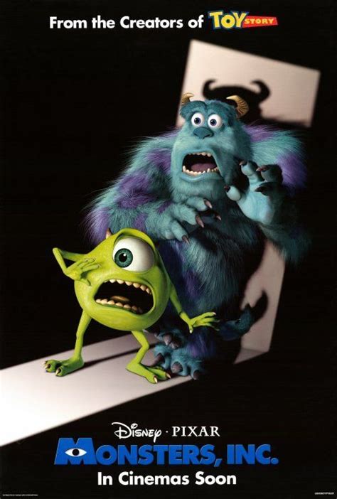 Monsters Inc 27x40 Movie Poster 2001 Monsters Inc Movie Kid