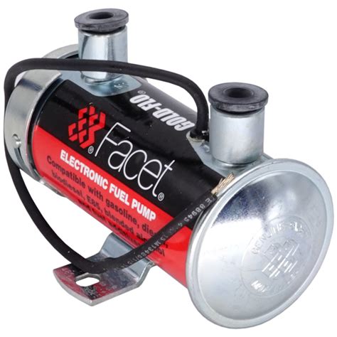 Facet 480532 Solid State Electronic Fuel Pump Cylindrical 12v