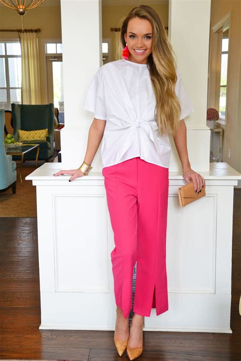 Trendy Pink Pants Outfit Pants Pink Pants Outfit Pink Pants