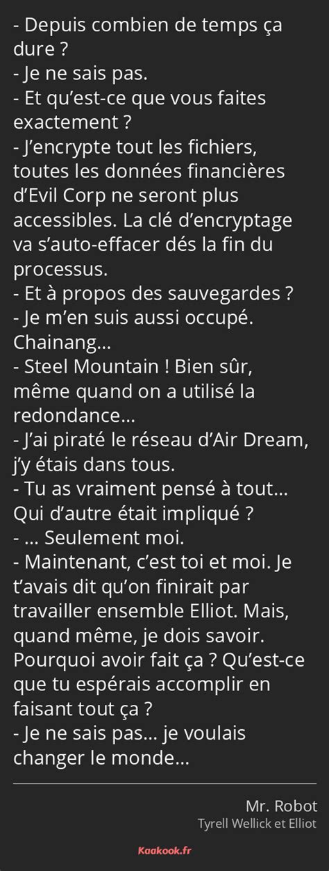 Citation Depuis Combien De Temps ça Dure Je Ne Sais Kaakook