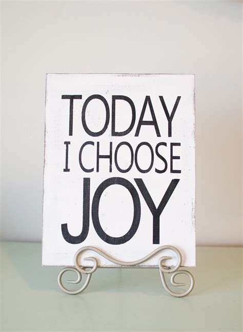 Today I Choose Joy Wooden Sign Joy Wooden Sign Choose Joy