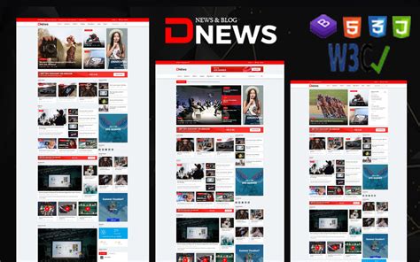 D News Bootstrap Plantilla HTML De Noticias Y Blogs