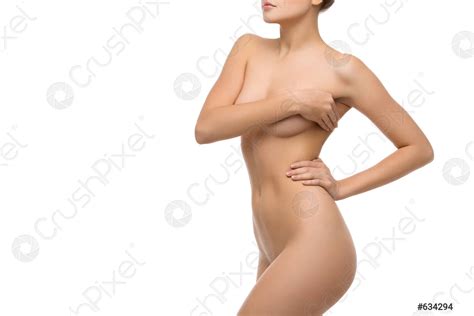 Schöne nackte Frau Körper Foto vorrätig Crushpixel