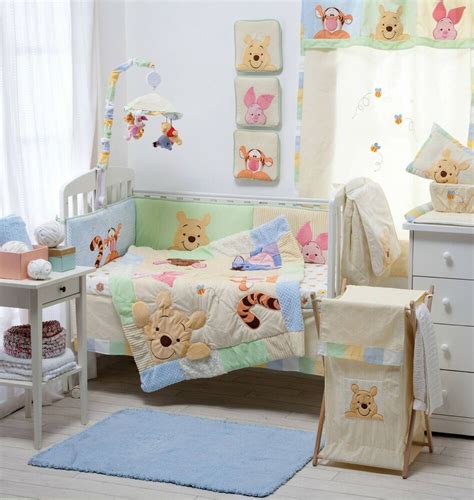 Shop with afterpay on eligible items. Hiding Pooh Crib Bedding Collection 4 Pc Crib Bedding Set ...