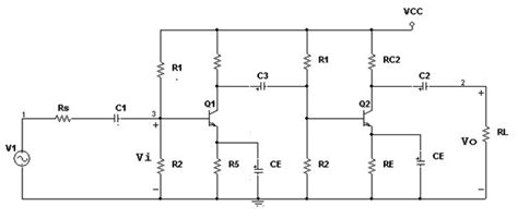 Rc Coupled Amplifier Animation Vs Animator