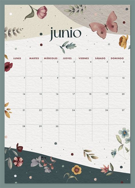 Calendario Junio 2021 Imprimible Y Fondo Artofit