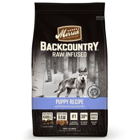 Merrick Backcountry Freeze Dried Raw Infused Grain Free Puppy Recipe