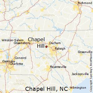 Chapel Hill Map Color