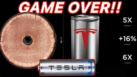 Teslas 4680 Battery Is A Complete Game Changer Elon Musk News Youtube