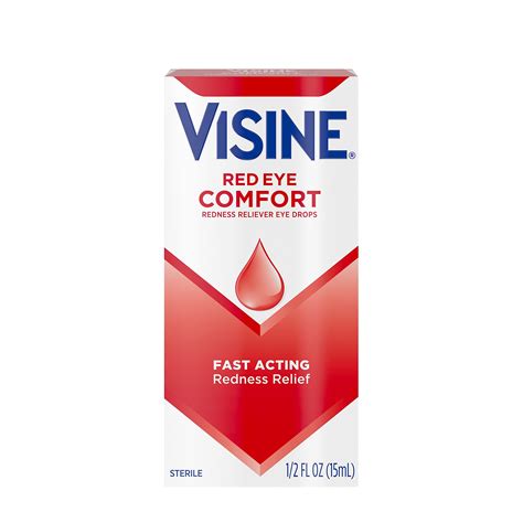 Buy Visine Red Eye Comfort Redness Eye Drops To Help Relieve Red Eyes
