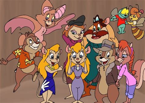 Chip N Dale Rescue Rangers Characters Chip And Dale Rescue Rangers Disney Fan Art